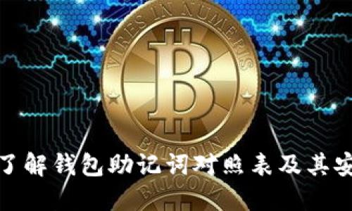 全面了解钱包助记词对照表及其安全性